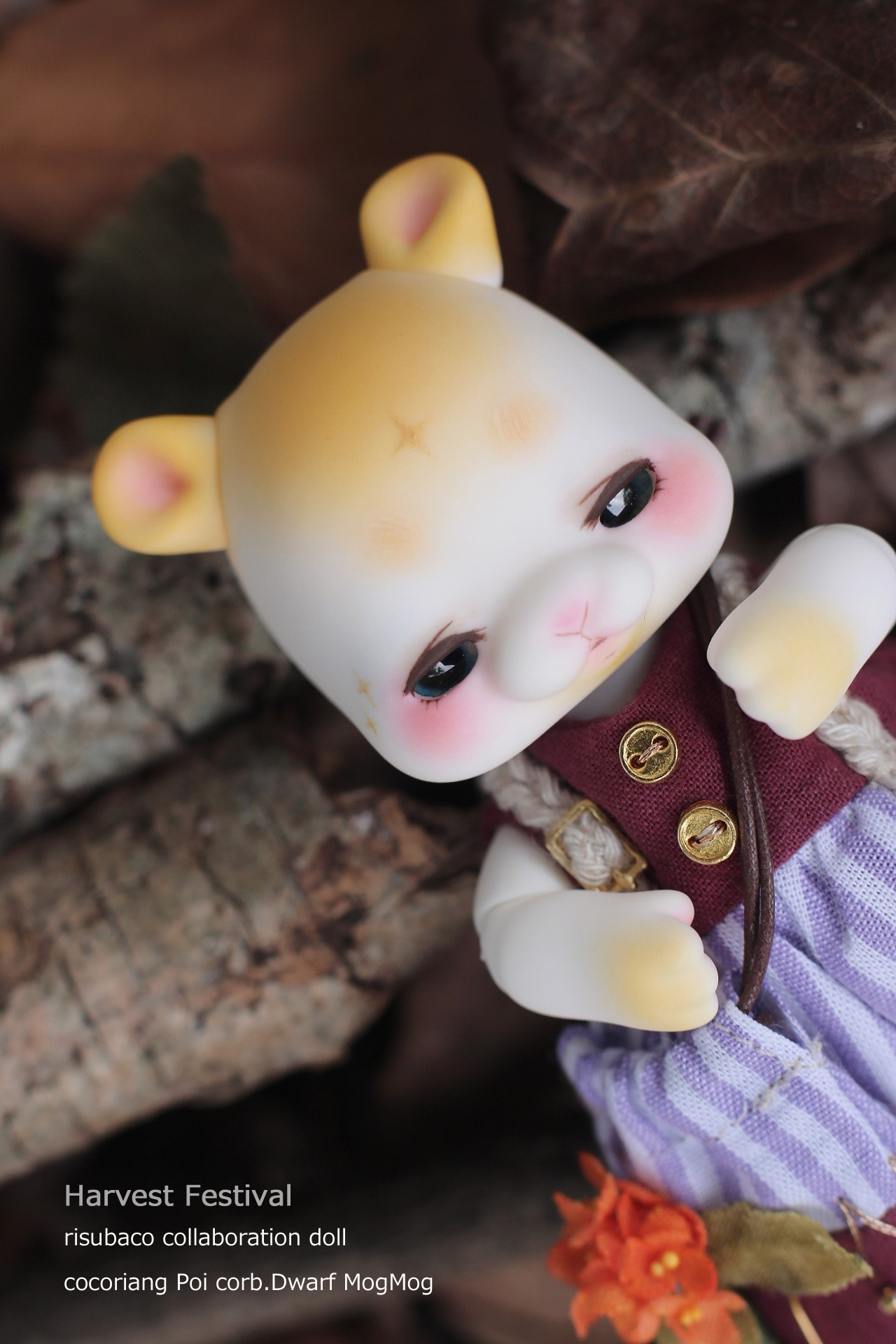 risubaco collaboration doll *森の点灯師* cocoriang “poi” × Dwarf 